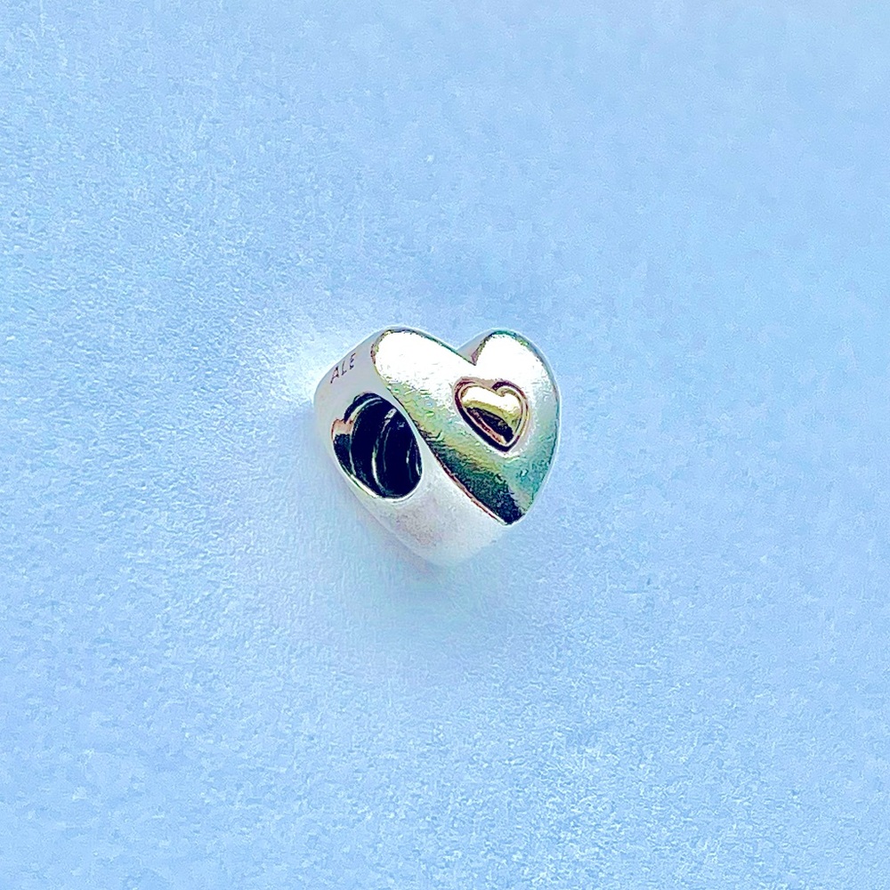 PANDORA Charm Anniversary Silver/14K Gold!